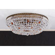 Plafoniera clasica cristal patinata 8xE27/60W, Sheraton DLU-2327/8/65 Patina Orion